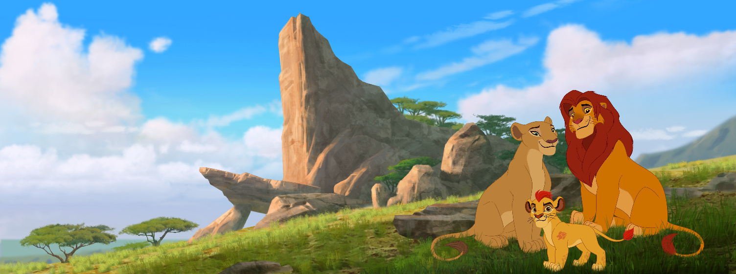 Lion guard simba nala pride rock