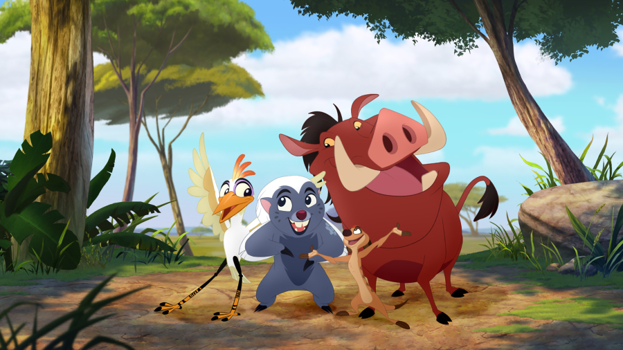 Ono, Bunga, Timon and Pumbaa